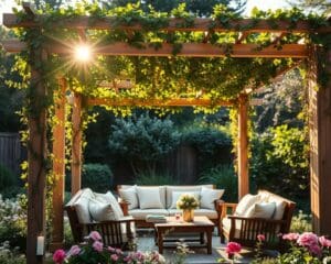 DIY-Pergola: Romantische Schattenspender selbst bauen