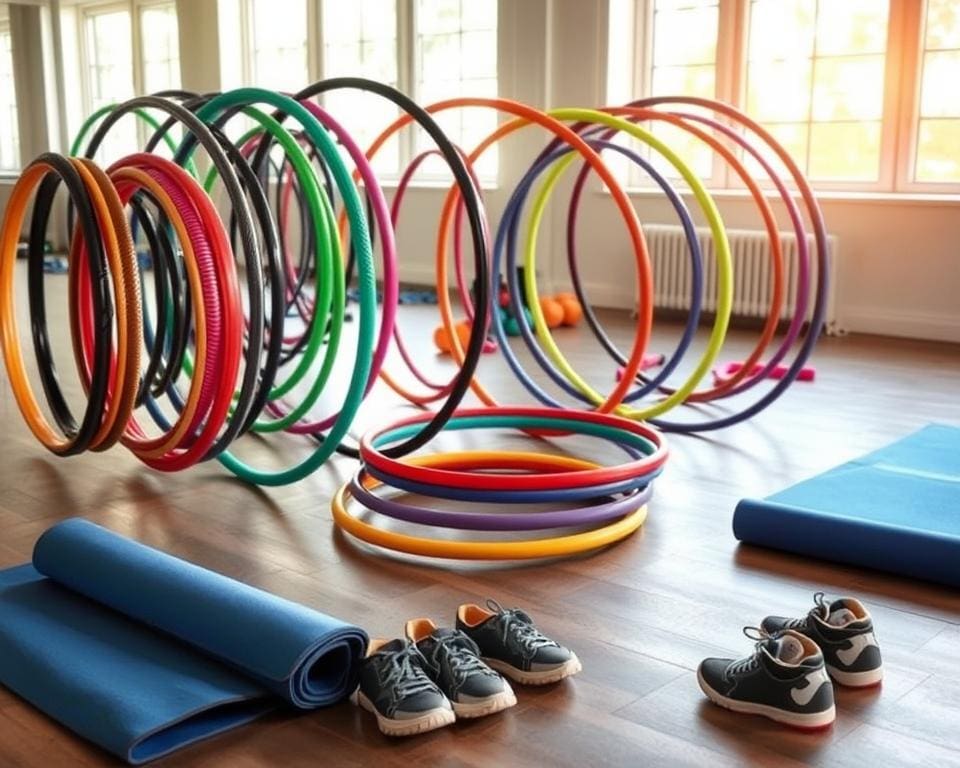 Die richtige Ausrüstung für Hula-Hoop-Fitness