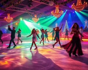 Eisdiscos: Tanzen auf Schlittschuhen