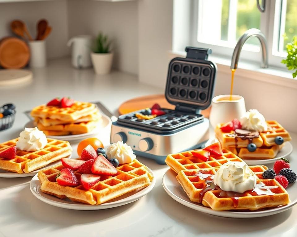 Elektrische Waffeleisen für leckere Frühstücksideen