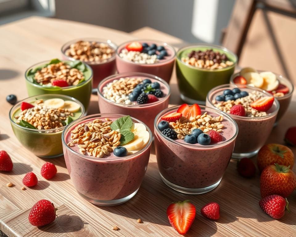 Frische Smoothie-Bowls für den gesunden Start