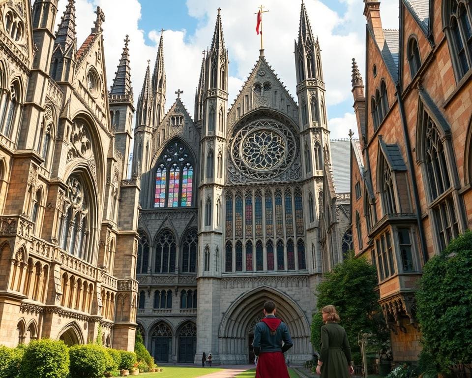 Gotische Architektur in Canterbury