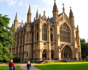 Gotische Kathedralen in Lincoln, England