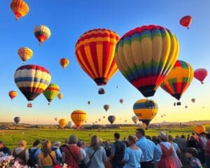 Heißluftballon-Festivals: Abheben und Staunen