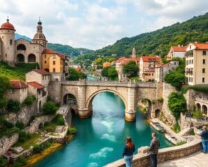 Historische Brücken in Mostar, Bosnien und Herzegowina