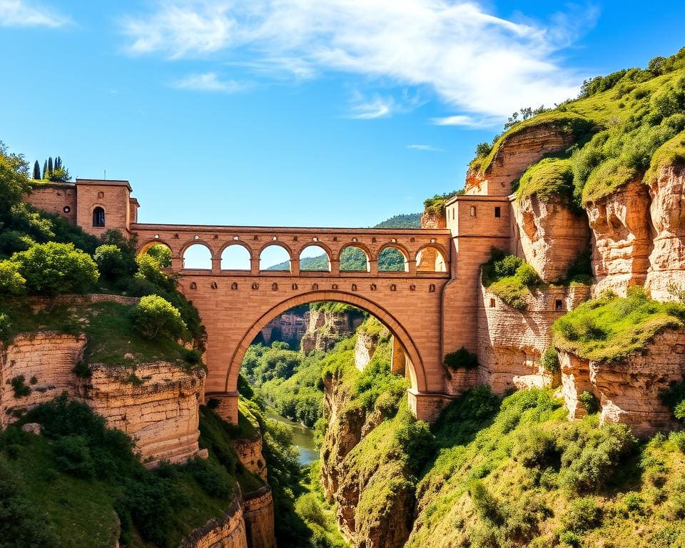 Historische Brücken in Ronda, Spanien