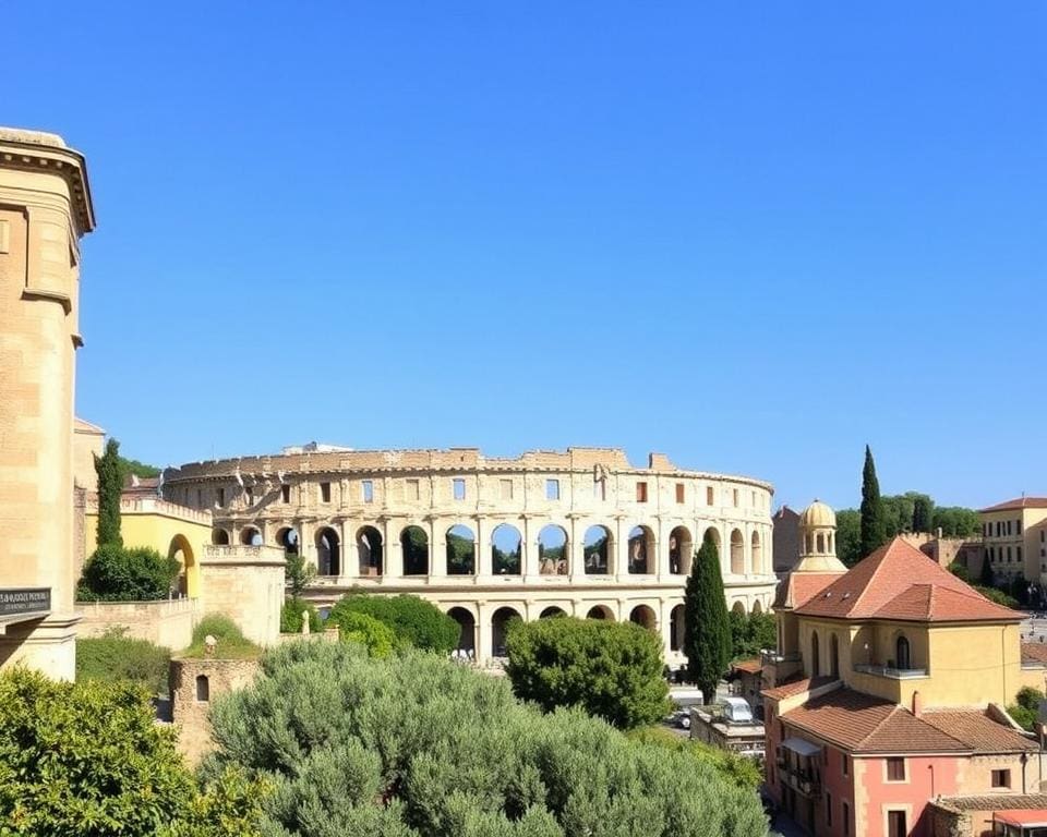 Historische Plätze in Nîmes