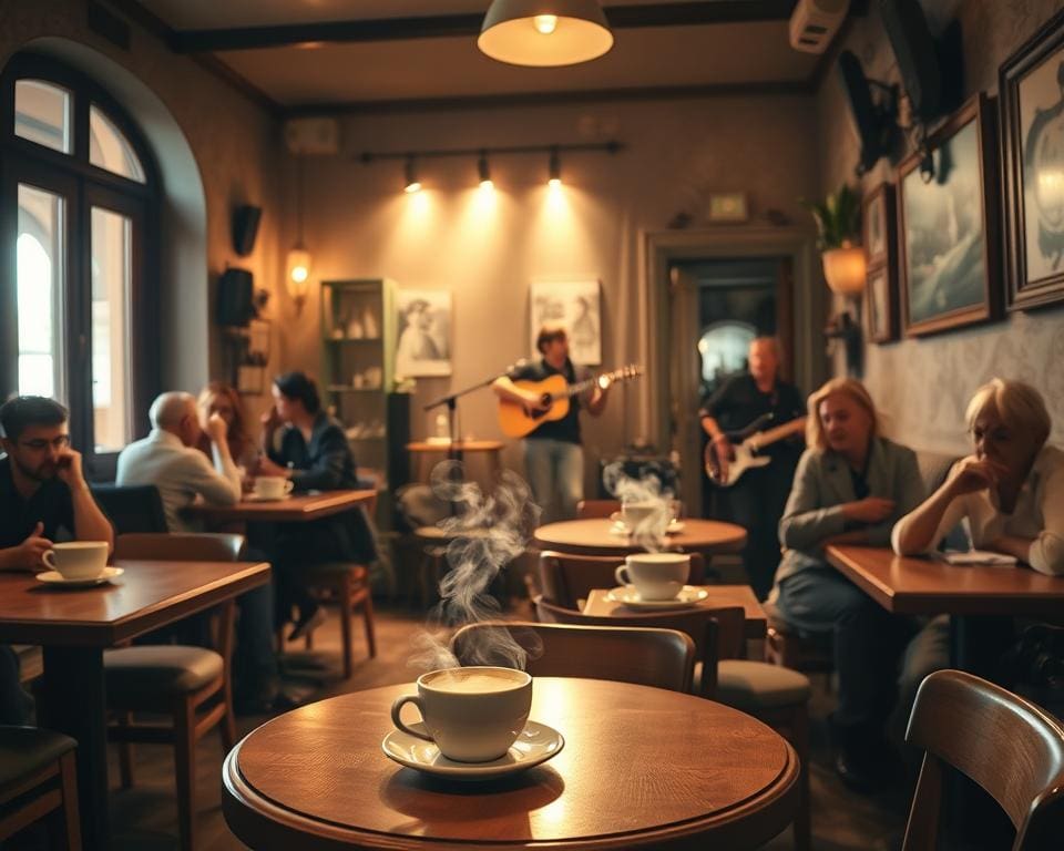 Kaffeehausmusik: Live-Klänge zum Cappuccino