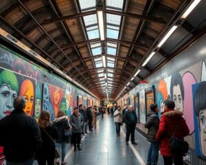 Kunst im Untergrund: U-Bahn-Galerien