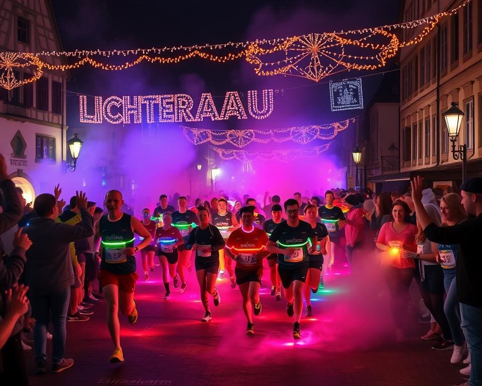 Lichterlauf Atmosphäre