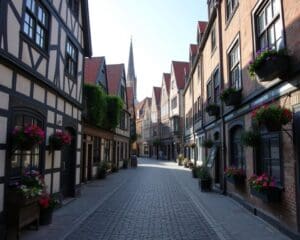 Mittelalterliche Gassen in Lübeck, Deutschland