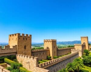 Mittelalterliche Mauern in Ávila, Spanien