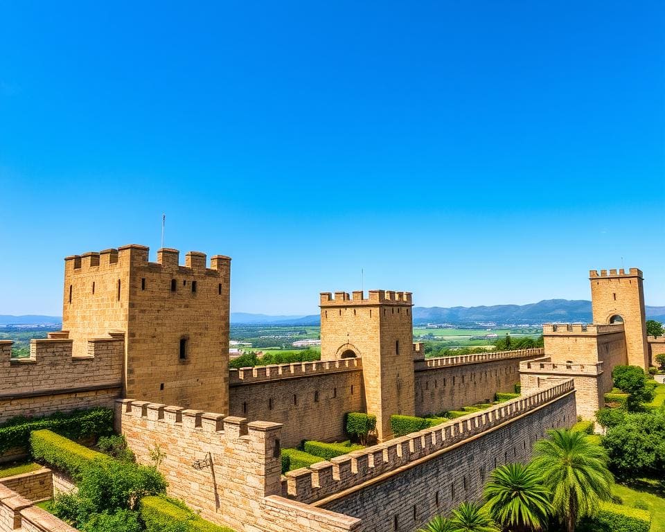 Mittelalterliche Mauern in Ávila, Spanien