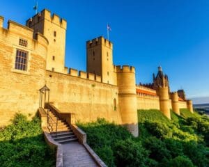 Mittelalterliche Mauern in Carcassonne, Frankreich