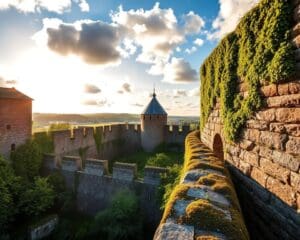 Mittelalterliche Mauern in Visby, Schweden