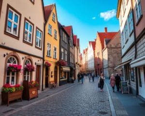 Mittelalterliche Straßen in Tallinn, Estland