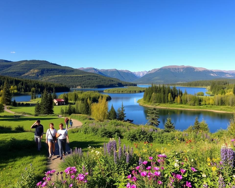 Natur und Parks in Whitehorse, Yukon, Kanada