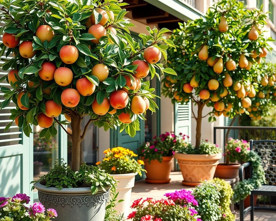 Obstbäume im Kübel: Ernten auf Balkon und Terrasse