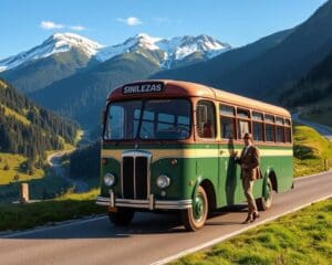 Oldtimer Bus mieten mit Fahrer Schweiz