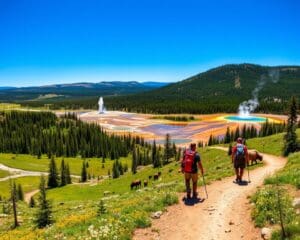 Outdoor-Abenteuer im Yellowstone-Nationalpark, Wyoming