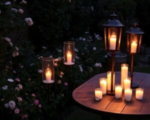 Outdoor-Kerzenhalter: Stimmungsvolles Licht für den Garten