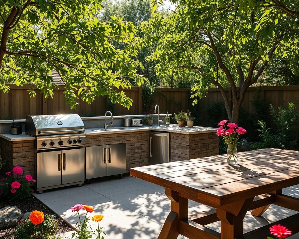 Outdoor-Küchen für den Garten: Kochen unter freiem Himmel