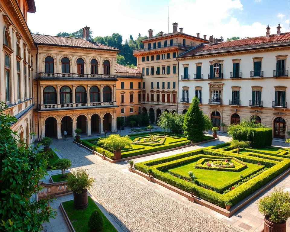 Renaissance-Paläste in Parma, Italien