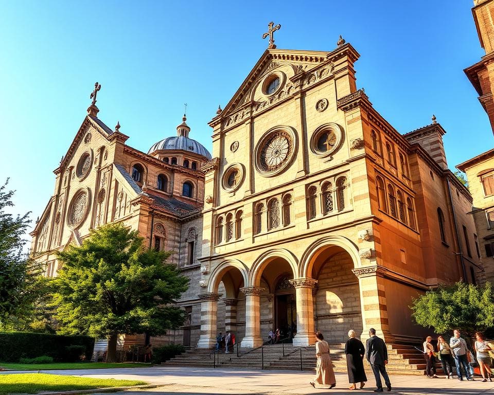 Romanische Kirchen in Siena, Italien