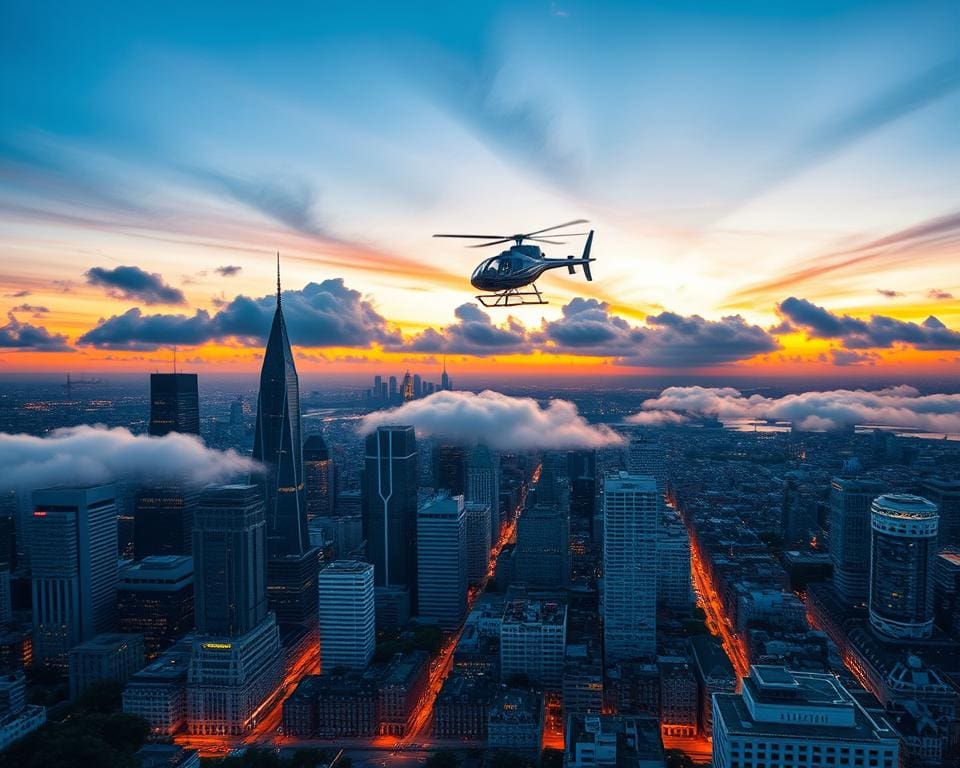 Skylines erkunden: Helikopter-Touren