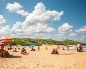 Strand und Sonne in Virginia Beach, USA