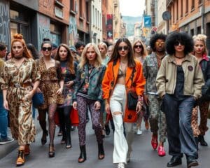 Street-Fashion-Paraden: Trends auf der Straße