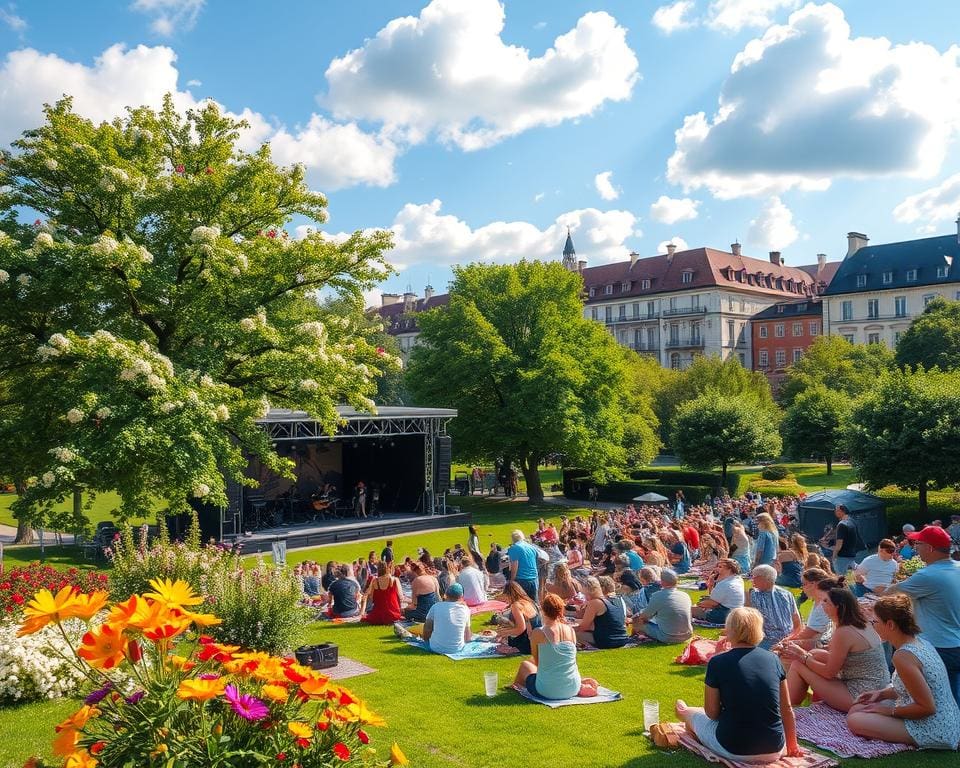 Top-Parks in Deutschland für Sommerkonzerte im Freien