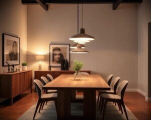 Design-Pendelleuchten von Flos: Lichtakzente im Esszimmer