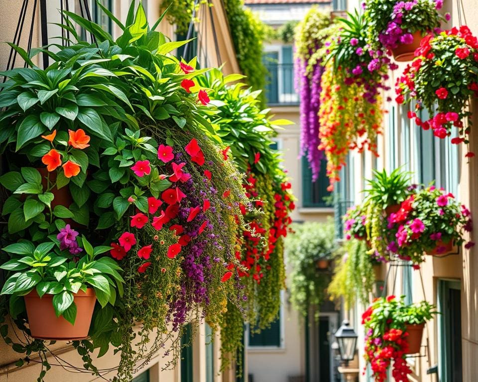 Hängende Gärten für den Balkon: Kreative Ideen für mehr Grün