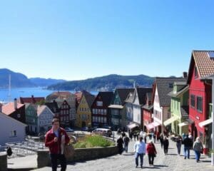 Historische Plätze in Bergen, Norwegen