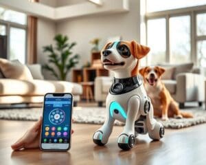 Intelligente Hundespielzeuge mit App-Steuerung