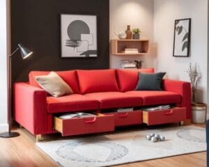 Schlafsofas von Innovation: Praktische Lösungen für kleine Räume