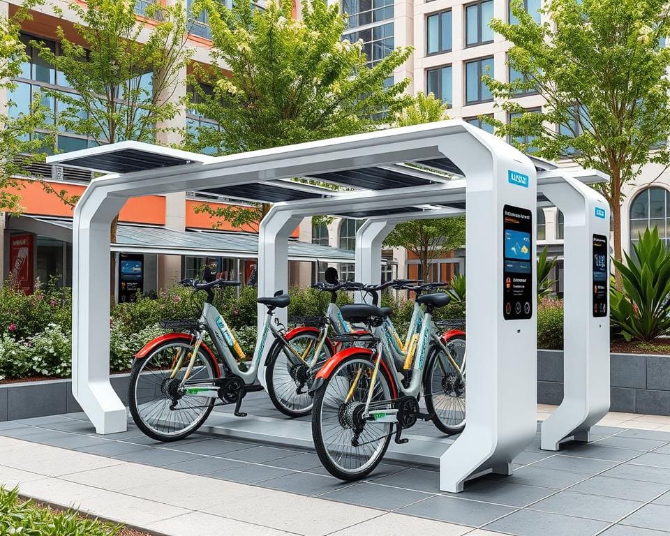 Smartes Parksystem für Fahrräder