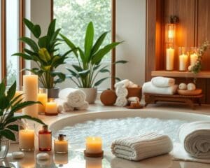 Spa-Produkte für den Luxus zu Hause