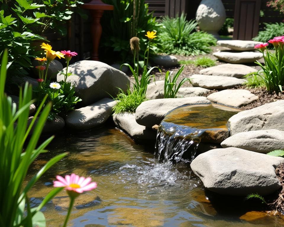 Wasser Feature für den Garten