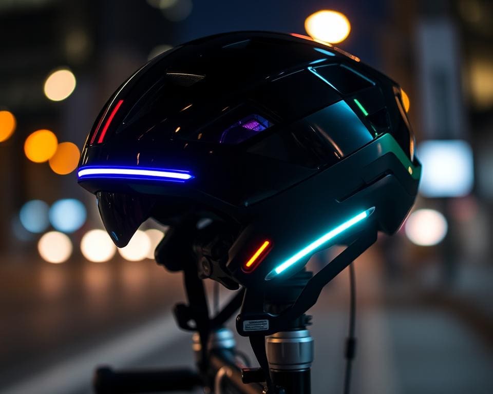 intelligente Fahrradhelme mit integriertem Licht