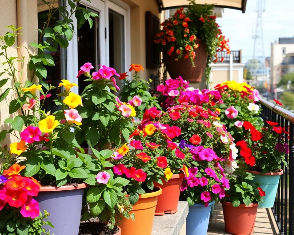 Balkonpflanzen für langfristige Blüte