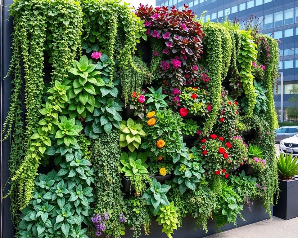 Die besten Ideen für eine vertikale Gartenwand