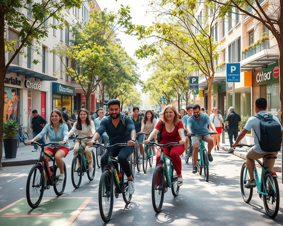 E-Bikes für die urbane Mobilität