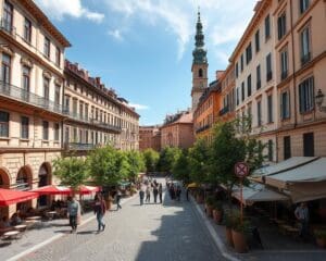 Historische Plätze in Lyon, Frankreich