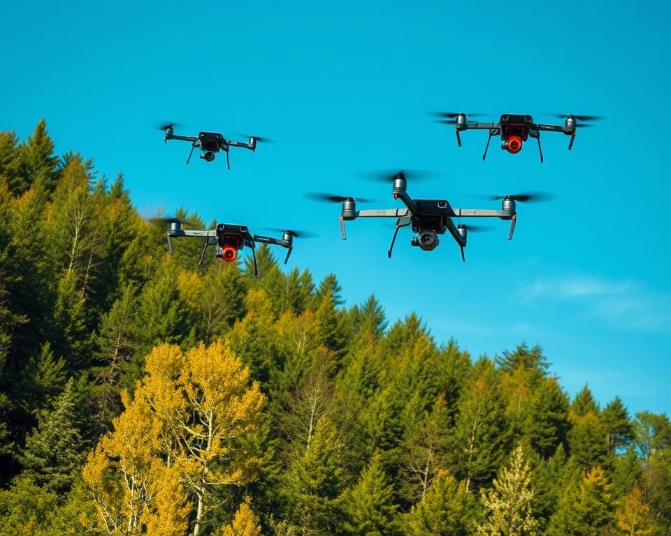 Können Drohnen die Überwachung von Waldbränden verbessern?