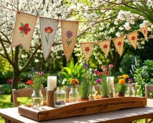 Nachhaltige Dekorationen für den Frühling