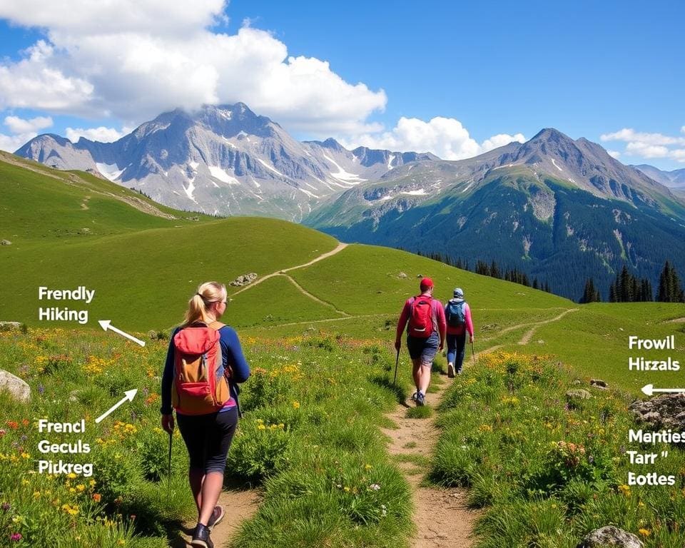 Nachhaltigkeit beim Wandern in den Alpen