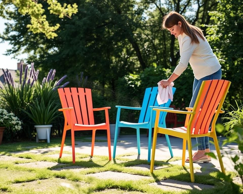 Pflegeleichtigkeit der Outdoor-Stühle