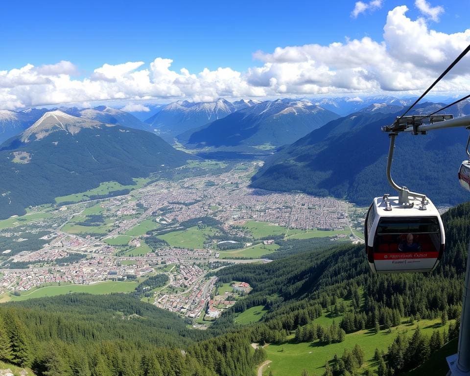 Seilbahnerlebnisse in Innsbruck: Natur von oben